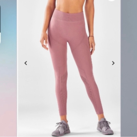 Fabletics Pants - Fabletics Dusty Rose Seamless Leggings